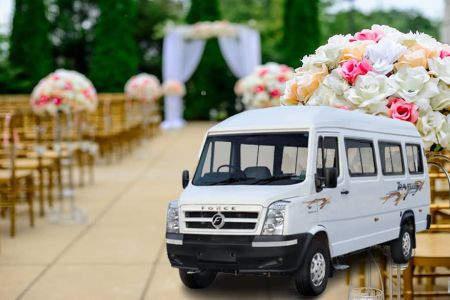 Tempo Traveller Rental Service for Marriage Function